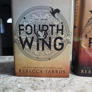 Fourth Wing and Iron Flame Books by Rebecca Yarros, Hardcovers
